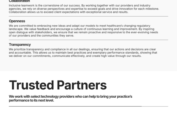 Provenio Health team delivering revenue cycle management solutions for healthcare organizations