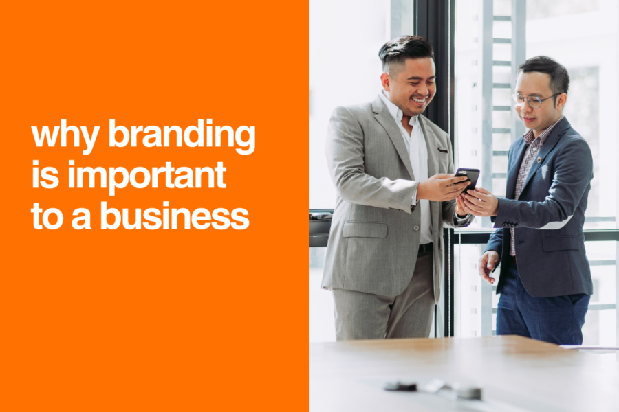 Illustration representing why strong branding is important for building trust and long-term business growth