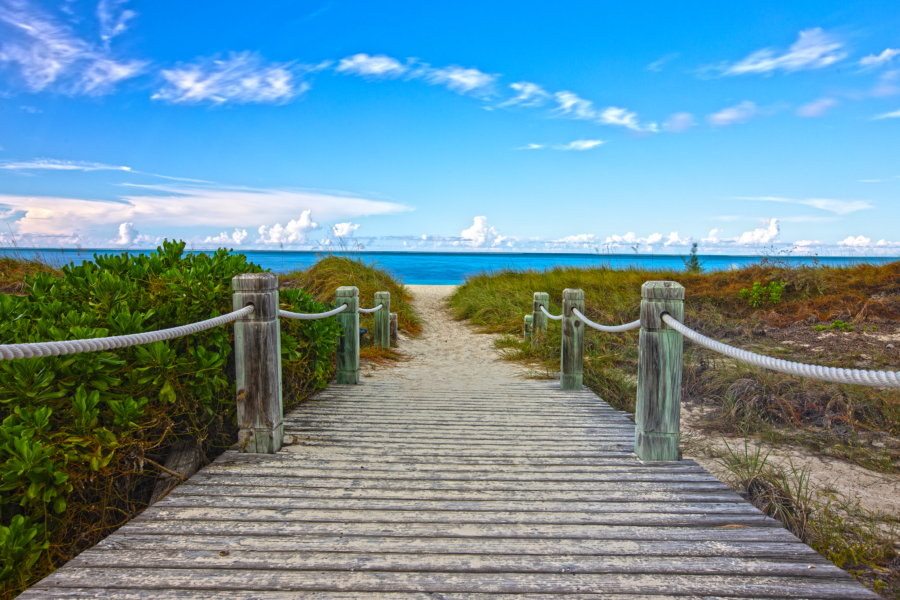Turks and Caicos beach view from blog comparing Turks and Caicos vs Cayman Islands