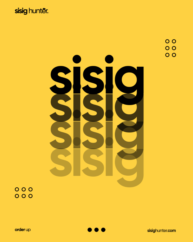 Sisig Hunter Graphic Design – Filipino Food Branding